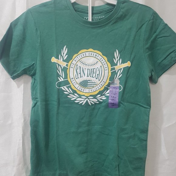 PRIMARK T-SHIRT BASEBALL LOGO SIZES 7--9YRS - Picture 2 of 4